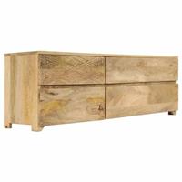 VidaXL Tv-meubel 120x30x40 cm massief mangohout