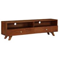 vidaXL TV-Schrank Recyceltes Massivholz 140 x 30 x 40 cm Braun