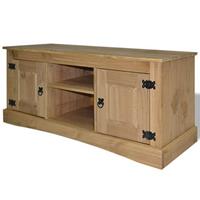 vidaXL TV-Schrank im Mexiko-Stil Kiefer Massiv Corona 120x40x52 cm Braun