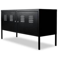 vidaXL Fernsehschrank 118 x 40 x 60 cm  Schwarz