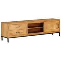 vidaXL TV-Schrank Mangoholz Massiv 140 x 30 x 40 cm Braun