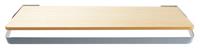 Gs Quality Products Leitmotiv kapstok 75,3x31,6 - hout/metaal - wandkapstok met wandplank - grijs