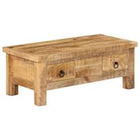 vidaXL Salontafel 90x45x35 cm massief mangohout