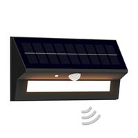 Lindby LED-Solar-Außenwandlampe Kristiana mit Sensor