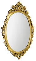 sapho Desna ovale barok spiegel goud 80x100