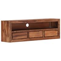 vidaXL TV-Schrank 120 x 30 x 40 cm Massivholz Braun