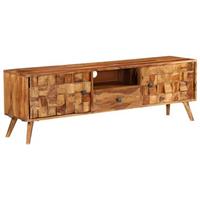 VidaXL Tv-meubel 140x30x40 cm sheesham hout met honing afwerking