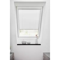 Lichtblick Dachfenster Plissee Haftfix, ohne Bohren, Weiß, 95.3 cm x 100 (B L) S06/SK06