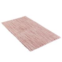 home24 Kleine Wolke Badteppich Sway Baumwollstoff Rosa 70x120 cm (BxT)