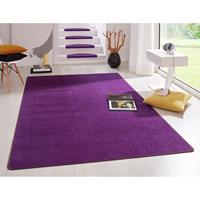 Teppich Fancy, HANSE Home, rechteckig, Höhe: 7 mm, Kurzflor, Unifarben, farblich passende Kettelung