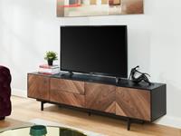 Kauf-Unique TV-Möbel ISMAEL - 3 Türen & 2 Schubladen