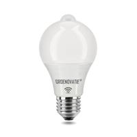 groenovatie E27 LED Lamp 5W Warm Wit, PIR Bewegingssensor