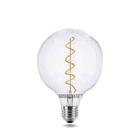 groenovatie E27 LED Filament Globelamp 4W Spiral Extra Warm Wit Dimbaar