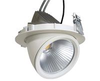 groenovatie Banaanspot / Schijnwerper LED 20W, Wit, Rond, Kantelbaar, Incl. driver
