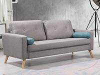Kauf-Unique 3-Sitzer-Sofa Stoff TATUM - Grau