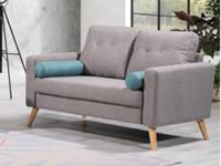 Kauf-Unique 2-Sitzer-Sofa Stoff TATUM - Grau