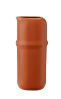steltona/s Rig-Tig POUR-IT Karaffe Orange, Karaffe, Wasserbehälter, Steinzeug, Orange, 1 L, Z00170