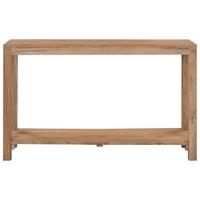 Wandtafel 120x35x75 cm massief teakhout