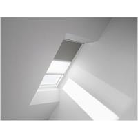 Velux verduisterend rolgordijn met plisse DFD CK02 0705S grijs / wit