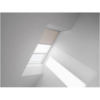 Velux verduisterend rolgordijn met plisse DFD PK08 1085S beige / wit