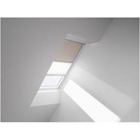 Velux verduisterend rolgordijn met plisse DFD M08 4556S beige / wit