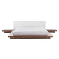 Beliani Bed bruin 160 x 200 cm ZEN