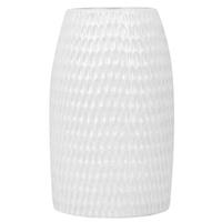 Beliani - Klassische Vase für saisonale Dekoration weiß Linzi - Weiß