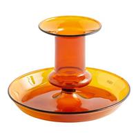 HAY Flare Candle Holder Amber - Small