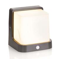 Lampenwelt.com LED-Außenwandlampe Adenike mit Sensor