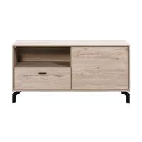 Leen Bakker TV-meubel Timon - vergrijsd eiken - 60x121x50 cm