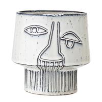 Blumentopf / Keramik - Ø 15 x H 14 cm - Bloomingville - Grau