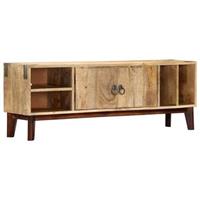 VidaXL Tv-meubel 115x30x46 cm massief ruw mangohout