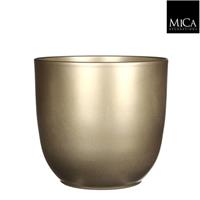 micadecorations Tusca pot rond goud h20xd22,5 cm 