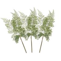 3x Kunstplanten bosvaren takken 58 cm groen Groen