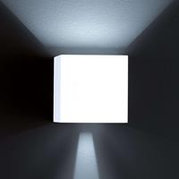 Helestra Siri 44 - LED buiten wandlamp mat wit
