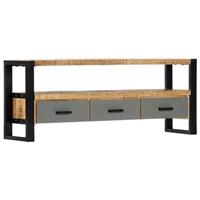 VIDAXL Tv-schrank 130 X 30 X 50 Cm Massivholz Mango