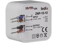Zamel ZNP-15-12 LED-driver Constante spanning 15 W 1.25 A 12 V/DC Overspanning 1 stuk(s)