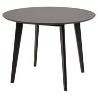 Leen Bakker Eetkamertafel Roxy - zwart - 76x105 cm