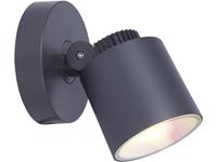 lutec EXPLORER 6609204118 Buiten LED-wandlamp Warm-wit Antraciet