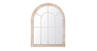 Beliani - Romantischer Wandspiegel in Beige Fensteroptik 69 x 89 cm Embry - Beige