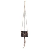 Capi Nature hanging cylinder 12 cm bruin set van 2