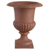 Esschert Design Französische Vase Amphore Gusseisen Antik-Braun 20cm