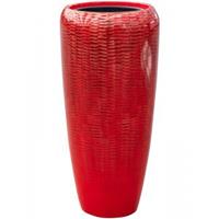 baqdesign BAQ Amfi pot high 34x34x75 cm Red bloempot binnen