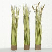Boltze Kunstpflanzen & -blumen Gras sortiert grün 85 cm (grün)