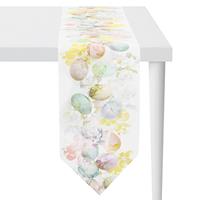 APELT Tafelband 6908 HAPPY EASTER, paasdecoratie, Pasen Digitale print (1 stuk)