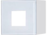 Konstmide LED-Außenwandleuchte Chieri, 8 x 8 cm, weiß