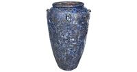 PTMD Sofia keramiek jar pot blauw large