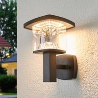 Lindby LED-Außenwandleuchte Askan aus Edelstahl