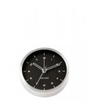 Karlsson Wekkers Alarm clock Tinge black dial Design Armando Breeveld Zilverkleurig