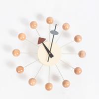 huismerk Stijlvolle achtergrond Minimalis circulaire ballen Candy muur klok creatieve decoratie klok reuzenrad Clock(Black)